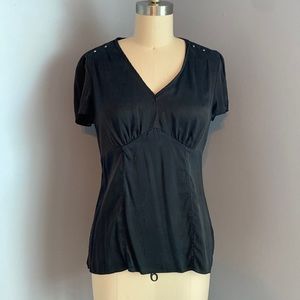 White House Black Market silk blouse size 4
